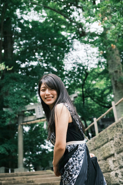 クロちゃん悩殺で話題の山田かな 谷中デートで脱サラJDグラドルの素顔の画像4